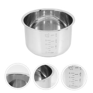 JOEBO Aroma Rice Cooker Rice Cooker Inner Pot Rice Cooker Liner Stainless Steel Double Bottom Power Pressure Cooker Inner Pot Rice Cooker 10 Cup