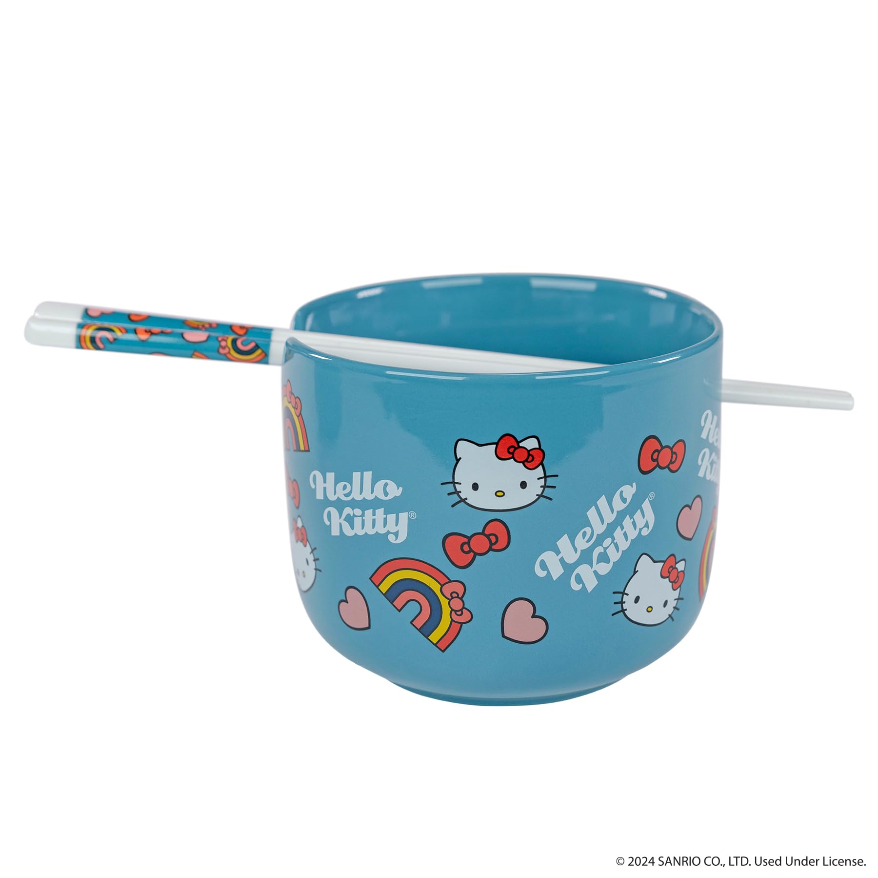 Uncanny Brands Hello Kitty Hot Pot with Ramen Bowls - Cook with Your Favorite Kitty Character