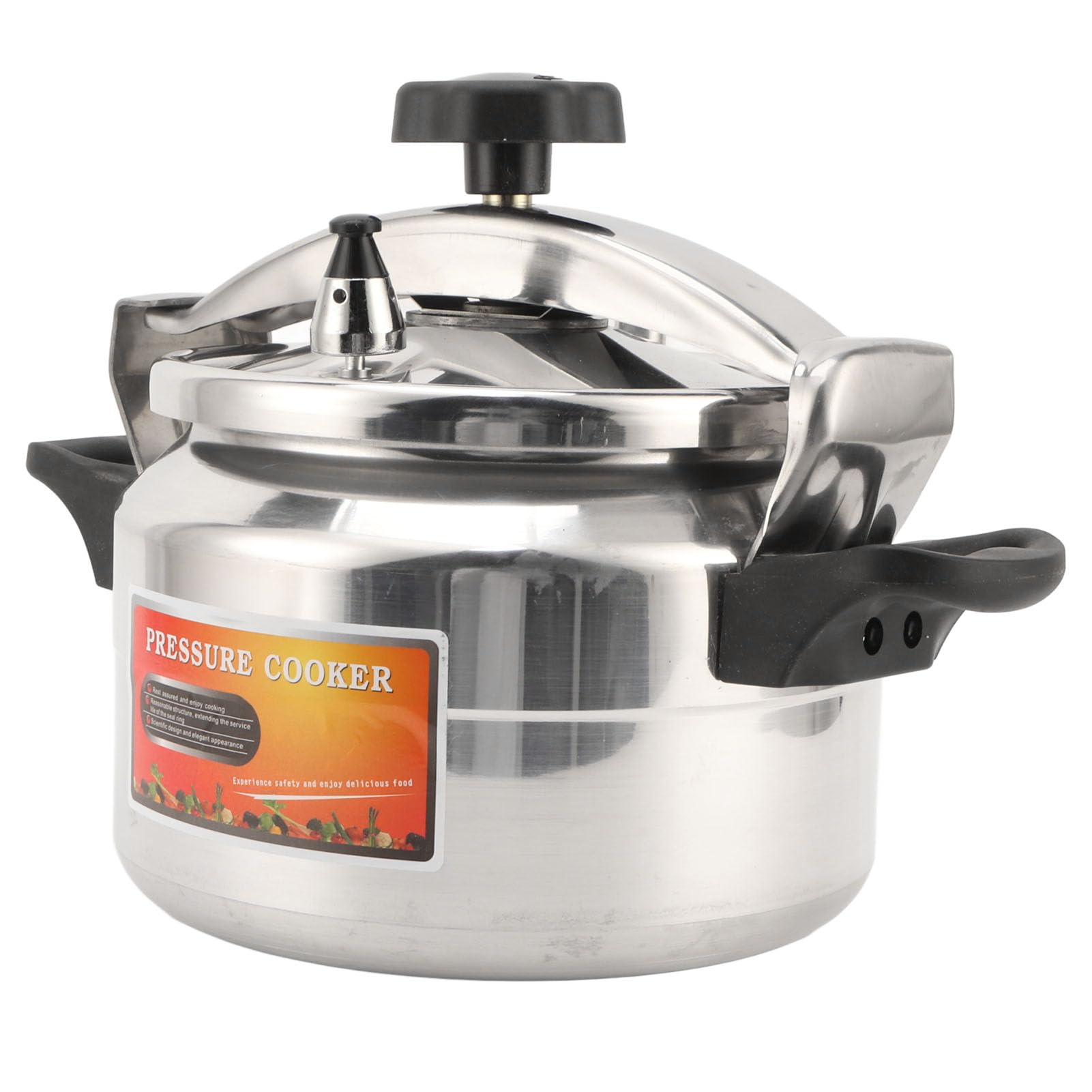 Aluminum Alloy Pressure Cooker, Durable Fast Cooking ExplosionProof Pressure Cooker for Home (3L)