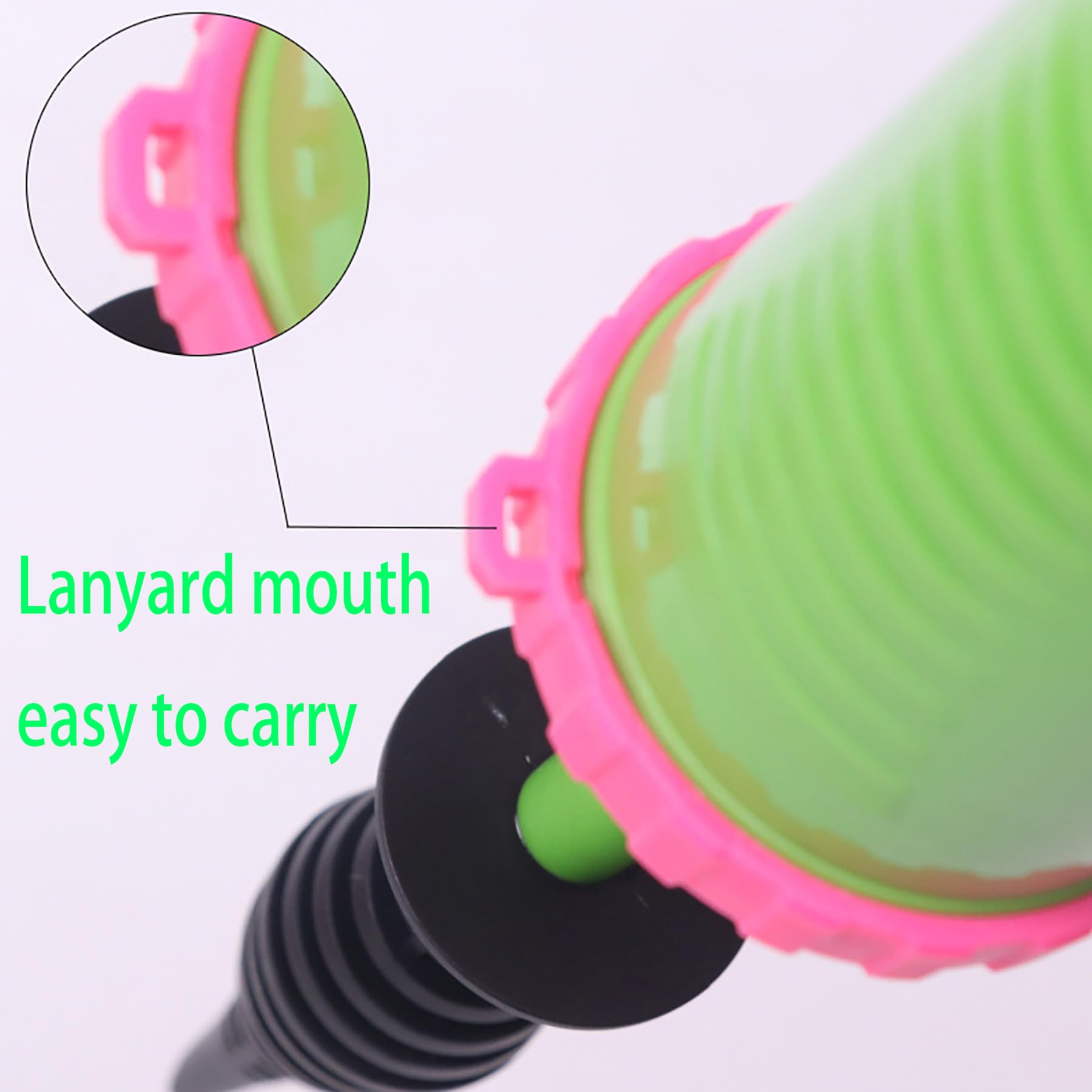 ouyili Balloon Pump Hand Two-Way Dual Action inflate 2Pack and Balloon Tying Tool in One, Handheld Air Pump Portable Manual Balloons Inflators for Party with Extra Accessories (Green)