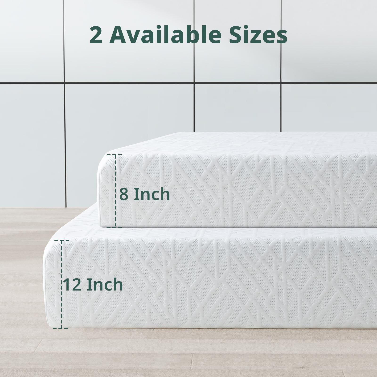 Wellos Queen Size Mattress 12 Inch Memory Foam Bed Mattress in a Box,CertiPUR-US Certified，Fiberglass Free Mattress, Cooling Gel Queen Mattress Medium Firm for Supportive & Pressure Relief