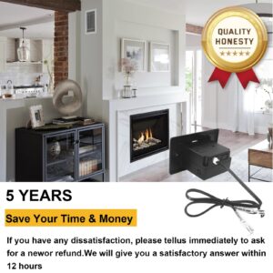 Gas Fireplace Remote Control Kit RCST, for Millivolt Thermostatic Gas Valve On/Off, Compatible with Ambient, Majestic, Monessen, Vermont Castings Gas Valve Fireplaces and Stoves, 5 Year Warranty