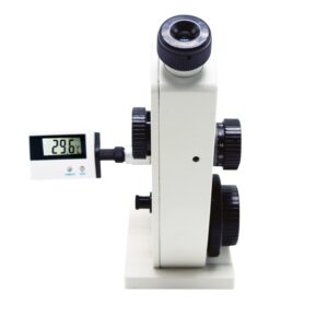 HFBTE ABBE Refractometer Monochromatic Refractometer Monocular Abbe Refractometer Brix Refractometer Laboratory Optical Equipment with Refractive Index nD 1.3000-1.7000 Accuracy(nD) ±0.0002