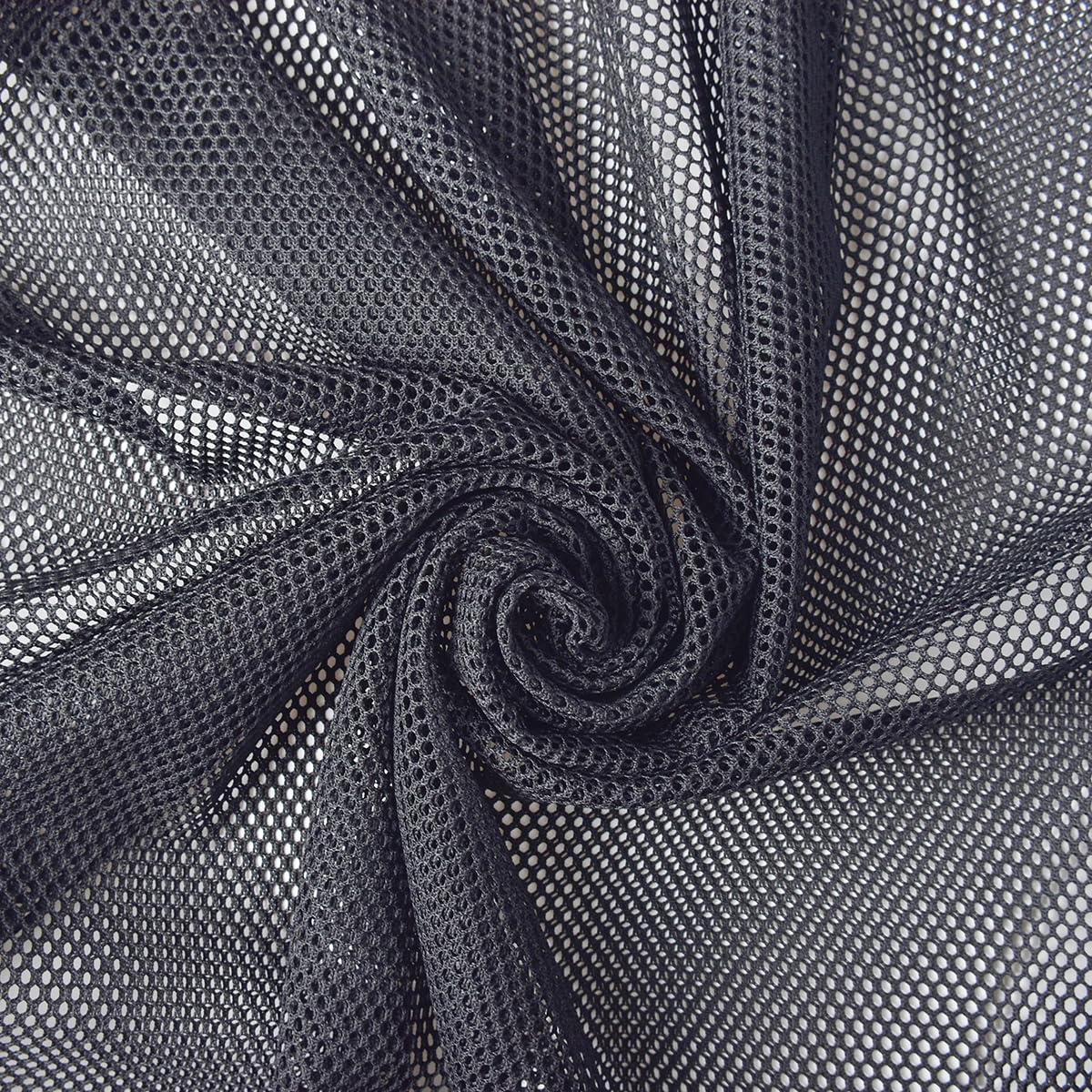 40x59 INCH Black Mesh Fabric, Nylon Netting Fabric for Sewing, Backpack Pocket, Mesh Bag, Netting Clothes