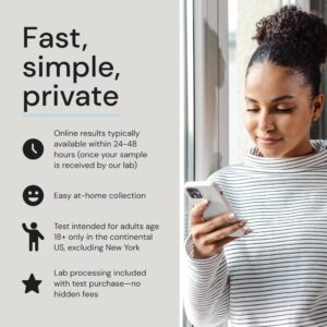 Simple HealthKit Colon Health FIT Home Test - At-Home Test for Colon Health - Free Follow-Up Care & Fast Lab Results