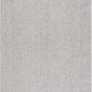 Hauteloom Mayes Living Room, Bedroom Area Rug - Farmhouse Solid Bubble Weave Carpet - Gray, White - 6'7" x 9'