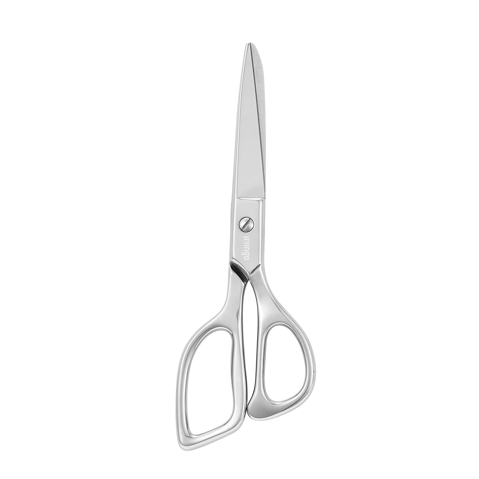 LIVINGO Sharp Tailor Fabric Scissors - 7" Professional Forged Stainless Steel Heavy Duty Sewing Metal Shears All Purpose, Crafting Scissors for Dressmaking Denim Canvas Cloth Leather and Felt