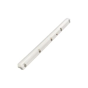 4FT LED Vapor Tight 50W W/Emergency Battery, 3X Wattage and 3CCT 3500K-4000K-5000K Tunable 6000LM 120-277V