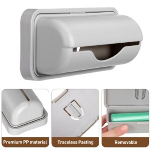 ABOOFAN 3 Pcs Garbage Bag Storage Box Trash Bag Adhesive Garbage Bag Boxes Plastic Bag Storage Holder Wall Mounted Garbage Bag Dispenser Plastic Bag Holder Storage Rack Pp No Punching