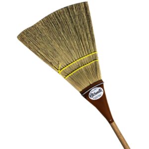 The Original Kitchenette Broom - Lightweight Brooms Handmade with Authentic Broomcorm - Pack of 2 Brooms