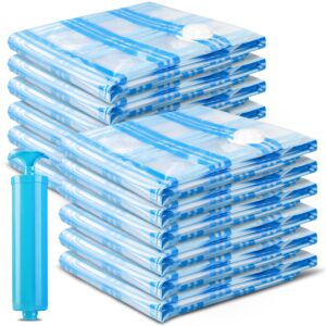 12 jumbo vacuum storage bags, space bags vacuum seal bags for clothes, clothing, comforters and blankets