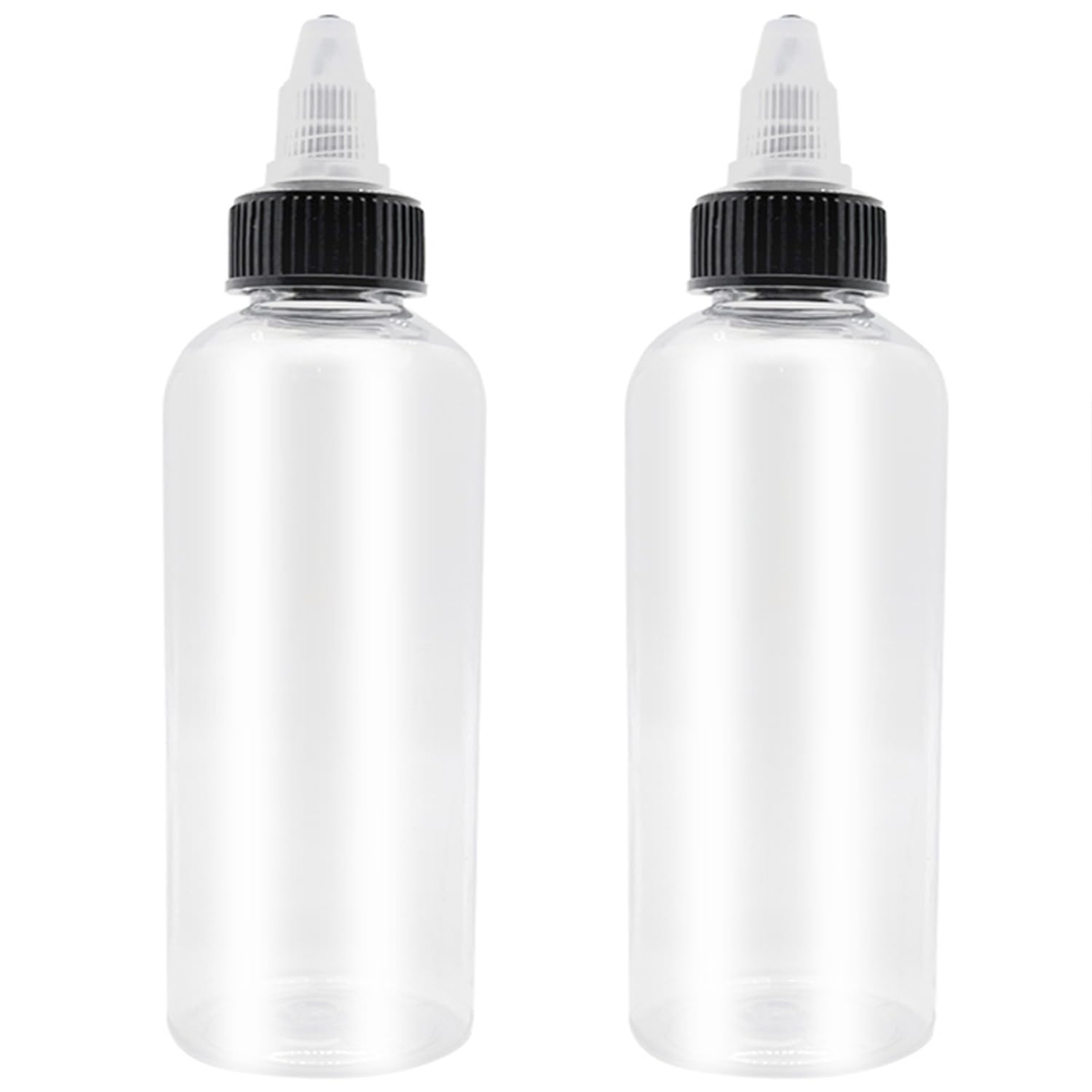 XYSMZM 2 Pcs 16oz Dispensing Bottles, Plastic Squeeze Bottles with Twist Top Cap