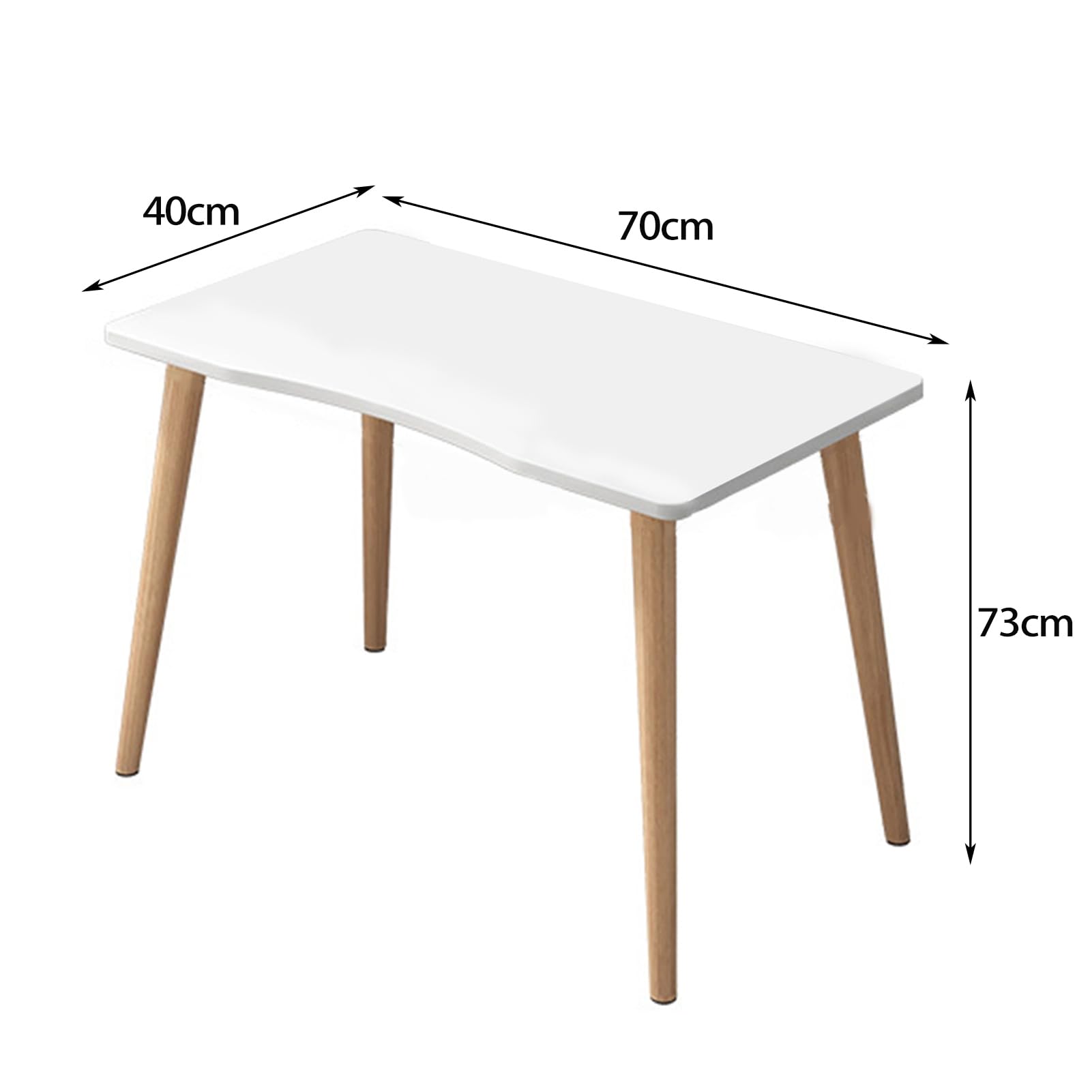 Worparsen Computer Desk, 27 inch Small Home Office Desk for Small Spaces & Home, Office, Study, Writing, White (Fast Delivery from USA) White