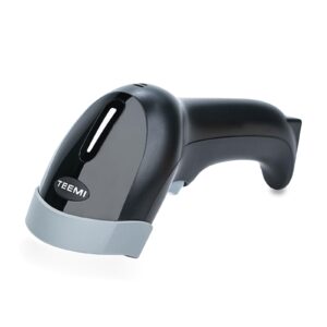 teemi 2d barcode scanner usb wired handheld inventory scanner qr code scanner pdf417 data matrix digital bar code reader with virtual com feature for for retails, office, warehouse, library