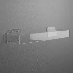 12.6Inches Hand Towel Holder, Self Adhesive Towel Rack for Bathroom Wall Mounted, Acrylic Towel Hanger (Clear)