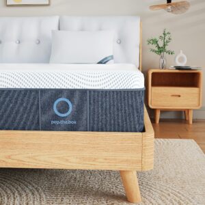 12 Inch Hybrid Full Mattress, Medium Firm with Memory Foam for Pressure Relieving & Individually Wrapped Springs for Motion Isolation, Affordable Bed Mattress in a Box, CertiPUR-US Certified-Full