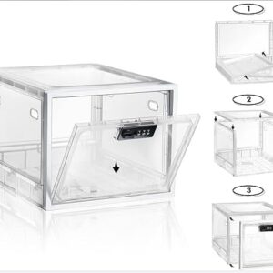 Lock Box for Medicines, Food, and Electronic Devices - Ideal for Keeping Medications Safe, Lunch Snacks Locked Up, and Jailing Cell Phones in One Convenient Container