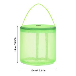 Operitacx 2 Pcs DIY Wool Storage Bag Yarn Bucket Wool Holder Bag Knit Wrist Bag Yarn Storage Tote Knitting Bag Yarn Storage Yarn Bowl Knitting Tote Bag Yarn Basket Grid Crochet Backpack