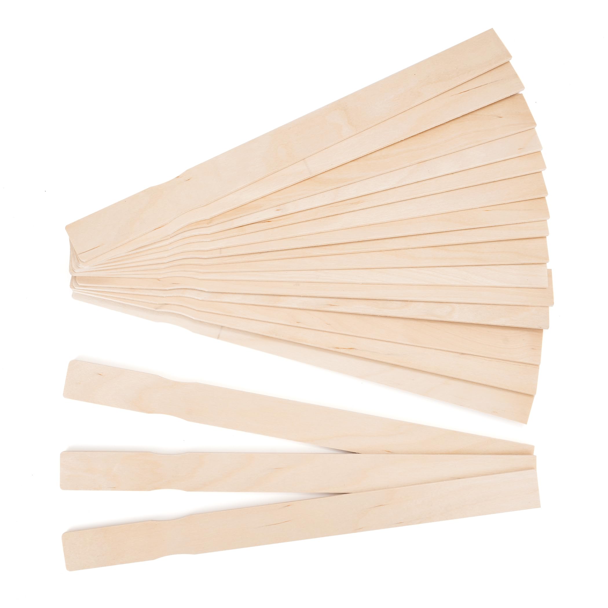 30 Pieces Paint Stir Sticks, 12 Inch Long Wooden Paint Stirrers for Mixing Paint, Paint Sticks for Library Markers or Garden Plant Labels, Mixing Sticks for DIY Craft Sticks