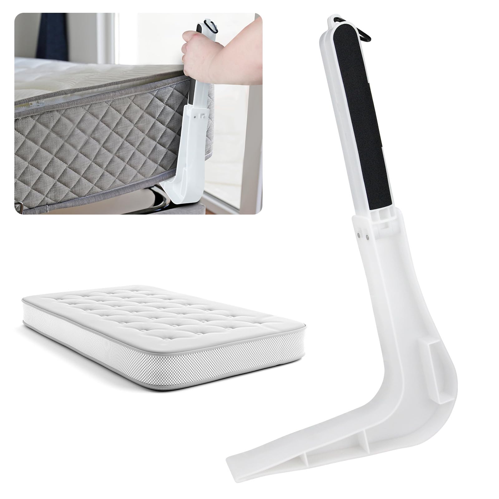 Mattress Lifting Tool Ergonomic Under Mattress Elevator For Changing Sheets Effortless Bed Making Simple Operate Mattress Lifting Tool Effortless Bed Making Ergonomic Mattress Lifter Easy Bed