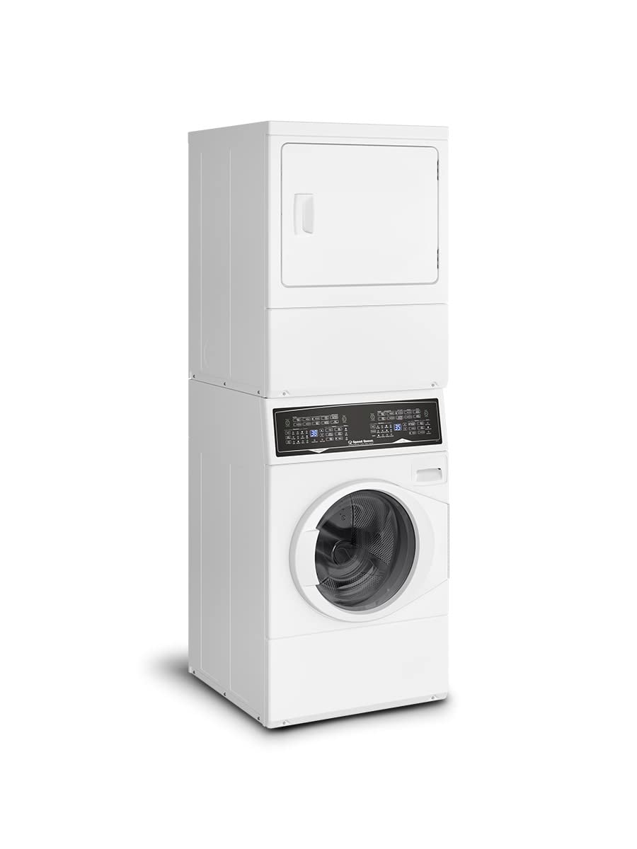 Speed Queen SF7007WE Stacked Washer/Dryer Laundry Center