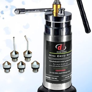 Delta Portable Mini Cryo Gun 350 ML Mini Cryo Can Liquid Nitrogen Sprayer For Dermatology Stainless Steel Container Spray