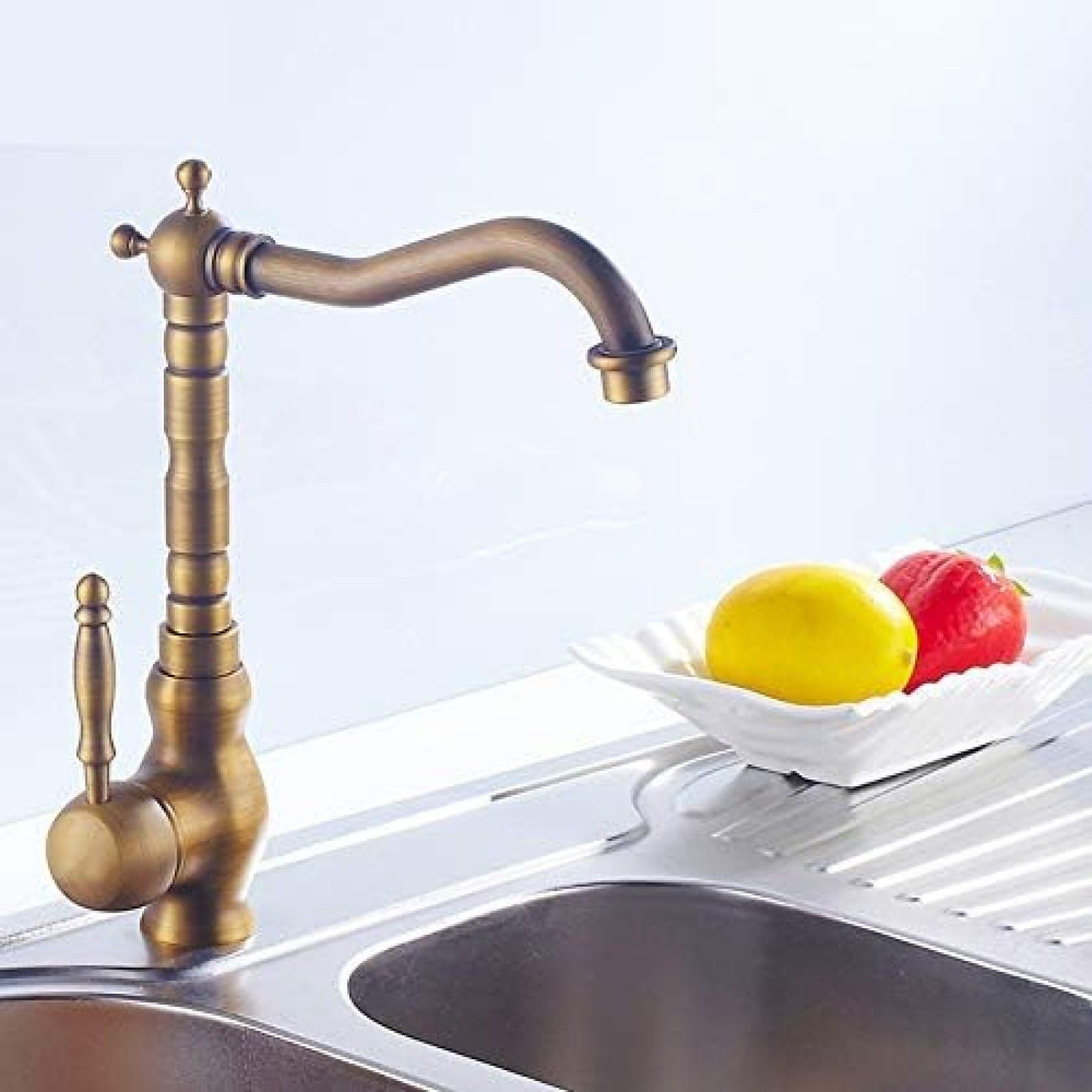 Kitchen & Bath Fixtures Taps Faucet,360 Degree Rotating Black Faucet EuropUPC Hot and Cold Dual-Use Kitchen Faucet, B,A