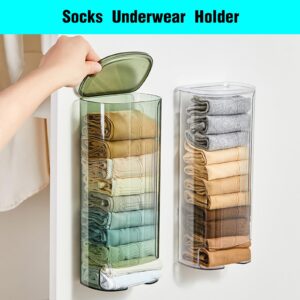 Grocery Plastic Bag Dispenser Holder, Sock Underwear Organizer Wall Mount Multifunctional Bag Saver Kitchen Small Storage Holder for Storing Socks Ties Plastic Bag