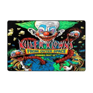 Dcgenrios Area Rugs Killer Horror Movie Klowns from Outer Space Non Slip Fluffy Carpet Floor Mat for Bedroom Living Room Home Decor Rug 60 x 39 inches