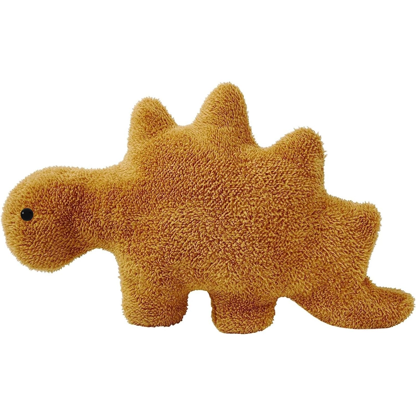 MAWT Dino Nugget Pillow - 18 Inc 2 Packs Funny Burnt Keychain Wallet - Chicken Nugget Pillow - Plush Toy Birthday Party - Valentines Day Gifts - Decorations Stuffed Animal Dinosaur