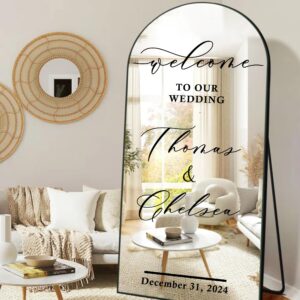 Welcome to Our Wedding Mirror Decal - Soon to Be Mr & Mrs Custom Mirror Lettering Decal Sticker - Just Married - Wedding Marriage Decoration