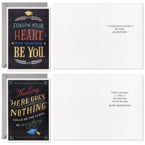 Hallmark Graduation Card Assortment (16 Cards with Envelopes) Inspirational Quotes