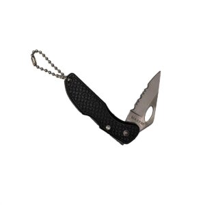 TG,LLC Treasure Gurus Folding Pocket Knife Self Defense Keychain Serrated Blade Key Ring Hunting Gift