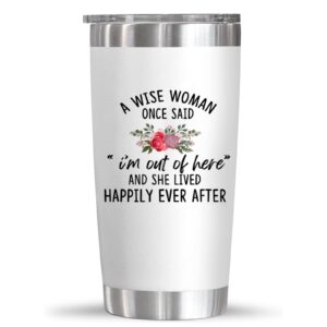 ayermoyo retirement gift for woman,retirement gifts, retirement gifts for women 2023 coworker, coworker leaving gifts, happy retirement gift for boss, coworkers, friends-20oz retirement tumbler