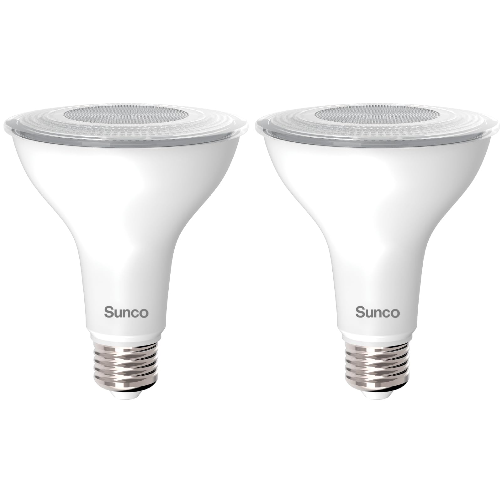 Sunco 2 Pack PAR30 LED Bulbs, 1200 Lumens High Brightness Flood Light Indoor, 75W Equivalent 11W, Dimmable, 2700K Soft White, E26 Medium Base, Exterior, Wet Rated - UL