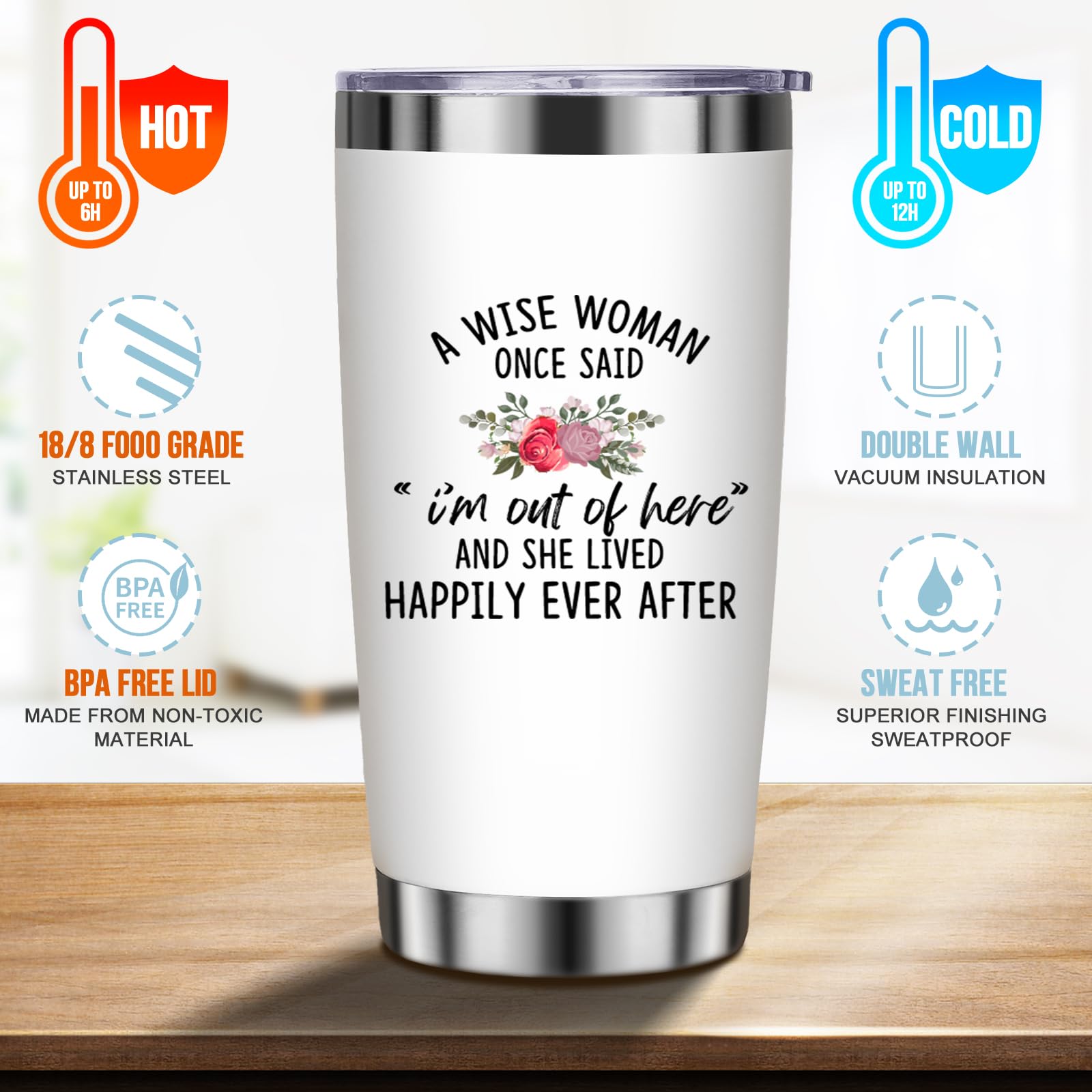 AYERMOYO Retirement Gift For Woman,Retirement Gifts, Retirement Gifts for Women 2023 Coworker, Coworker Leaving Gifts, Happy Retirement Gift For Boss, Coworkers, Friends-20Oz Retirement Tumbler