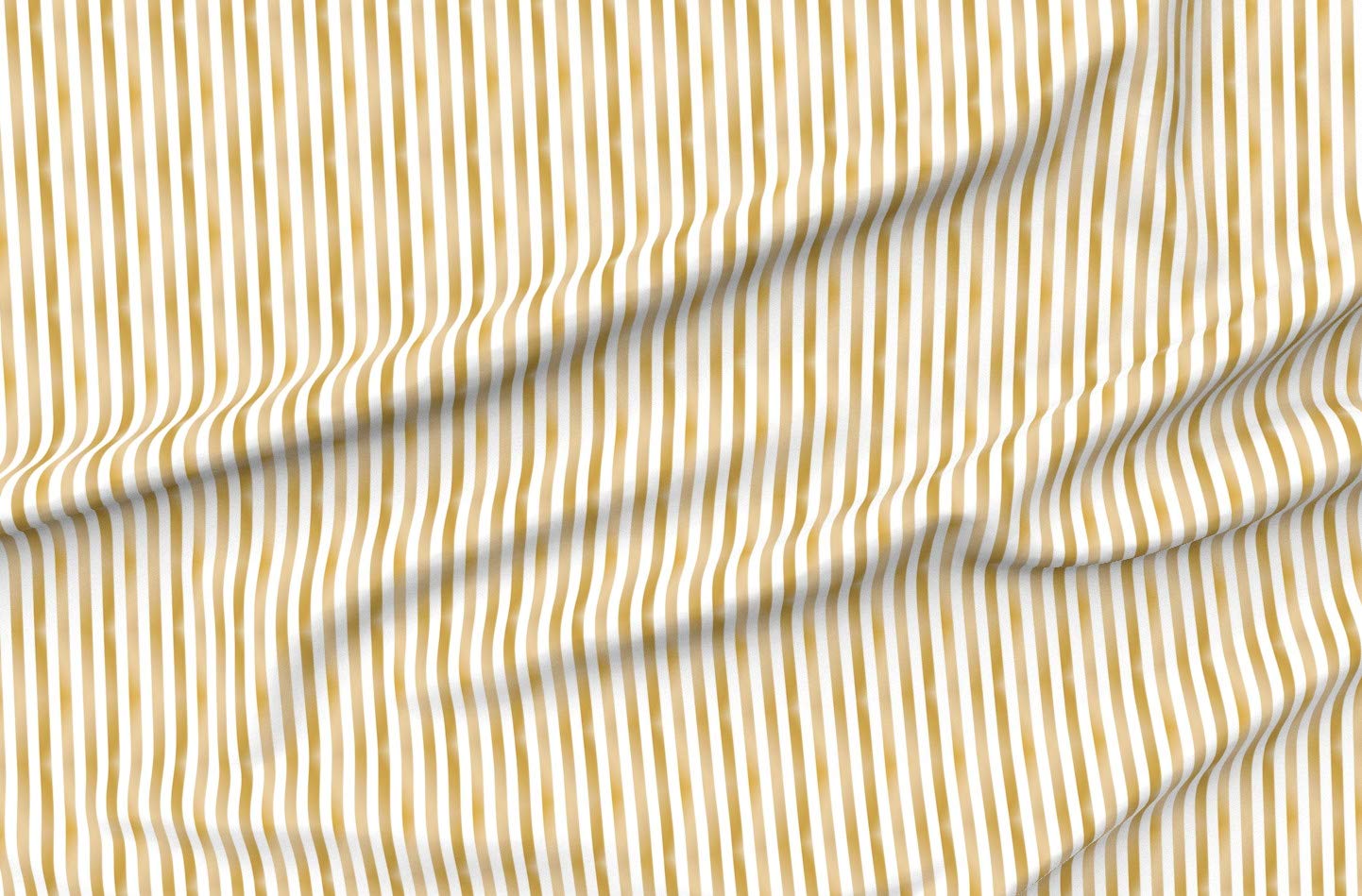 Spoonflower Fabric - Gold Stripe White Geometric Silver Golden Printed on Petal Signature Cotton Fabric by The Yard - Sewing Quilting Apparel Crafts Decor