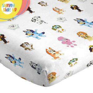 Bluey & Friends Twin Sheet Set - 3 Piece Kids Bedding Set Includes Pillow Cover - Super Soft Microfiber Sheets