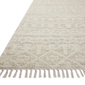 Loloi Angela Rose x Rivers Sand/Ivory 7'-9" x 9'-9" Area Rug