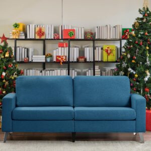 Esright Blue Sofa Couch, 2 Seats Sofa for Living Room 79" Wide, Oversied Loveast for Bedroom and More