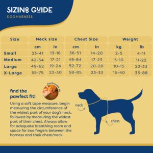 Good Scout Dog Harness Medium Sized Dog, Heavy Duty Durable Dog Body Harness for Easy Walking & Training, Adjustable for Comfortable & Safe Fit, Double D-Ring for Quick Leash Attachment, Brick