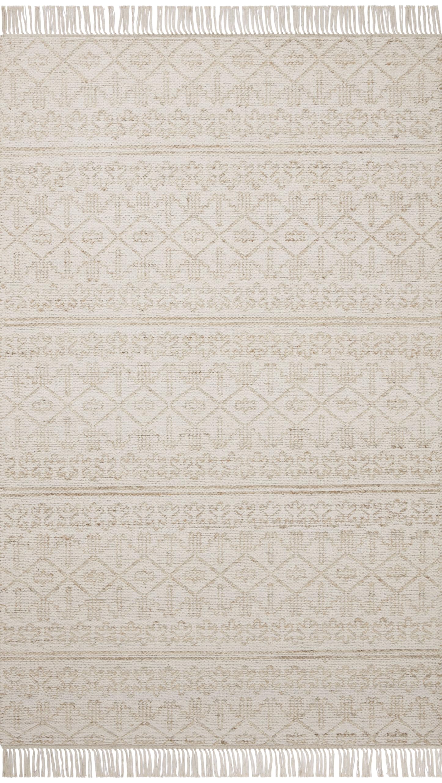 Loloi Angela Rose x Rivers Sand/Ivory 7'-9" x 9'-9" Area Rug