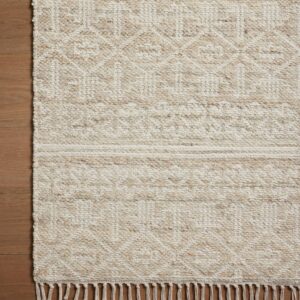 Loloi Angela Rose x Rivers Sand/Ivory 7'-9" x 9'-9" Area Rug