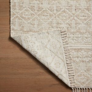 Loloi Angela Rose x Rivers Sand/Ivory 7'-9" x 9'-9" Area Rug