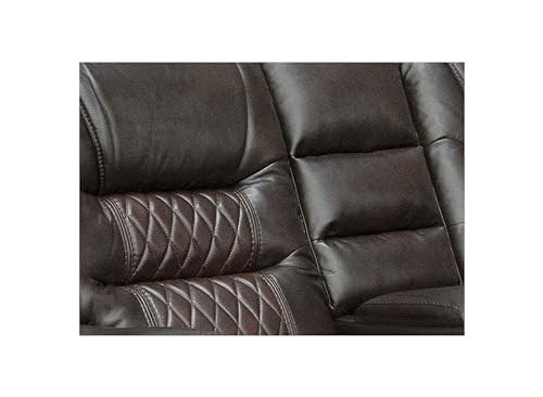 Kingway Sofas, 2 Recliner Seat, Brown