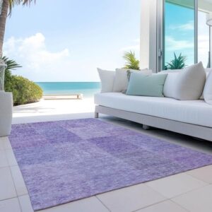 Addison Rugs Chantille ACN664 Lavender 3' x 5' Indoor Outdoor Area Rug, Easy Clean, Machine Washable, Non Shedding, Bedroom, Entry, Living Room, Dining Room, Kitchen, Patio Rug