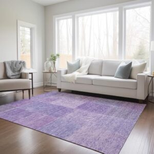 Addison Rugs Chantille ACN664 Lavender 3' x 5' Indoor Outdoor Area Rug, Easy Clean, Machine Washable, Non Shedding, Bedroom, Entry, Living Room, Dining Room, Kitchen, Patio Rug