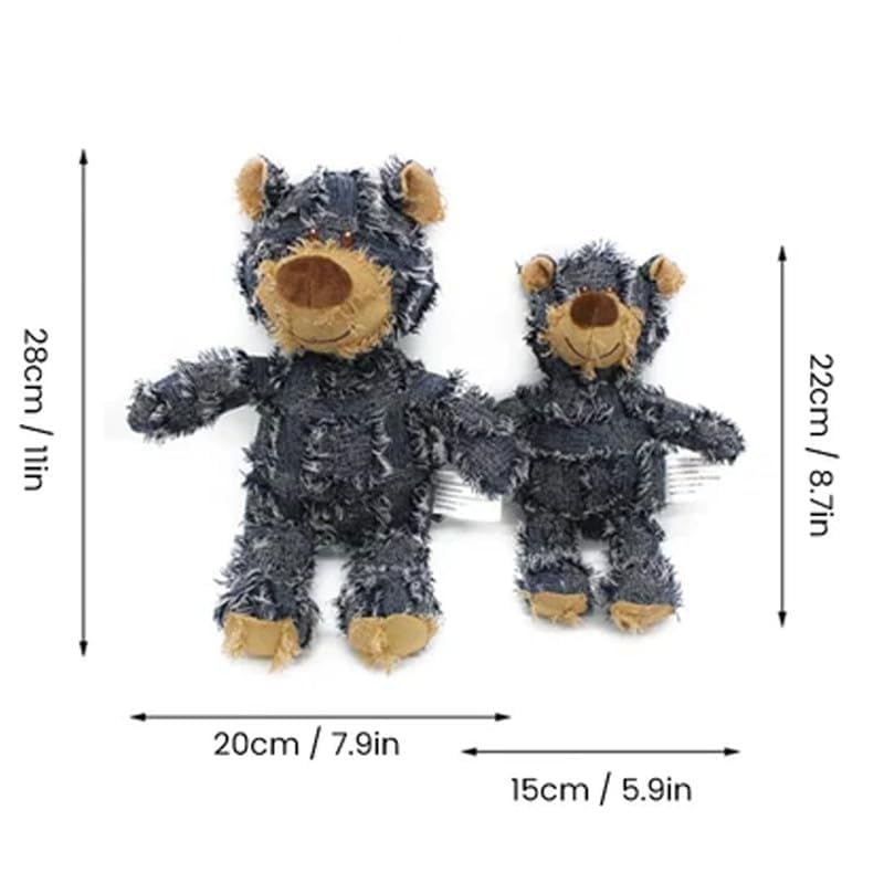 Petsboro Robust Bear | Libiyi Robust Bear | Petsboro Bear | Dotmalls Petsboro Robust Bear | Pets Boro Robust Bear | Indestructible Robust Bear Dog Toy | 2023 Newest Dog Animals Chew Toy (S, 2-purple)