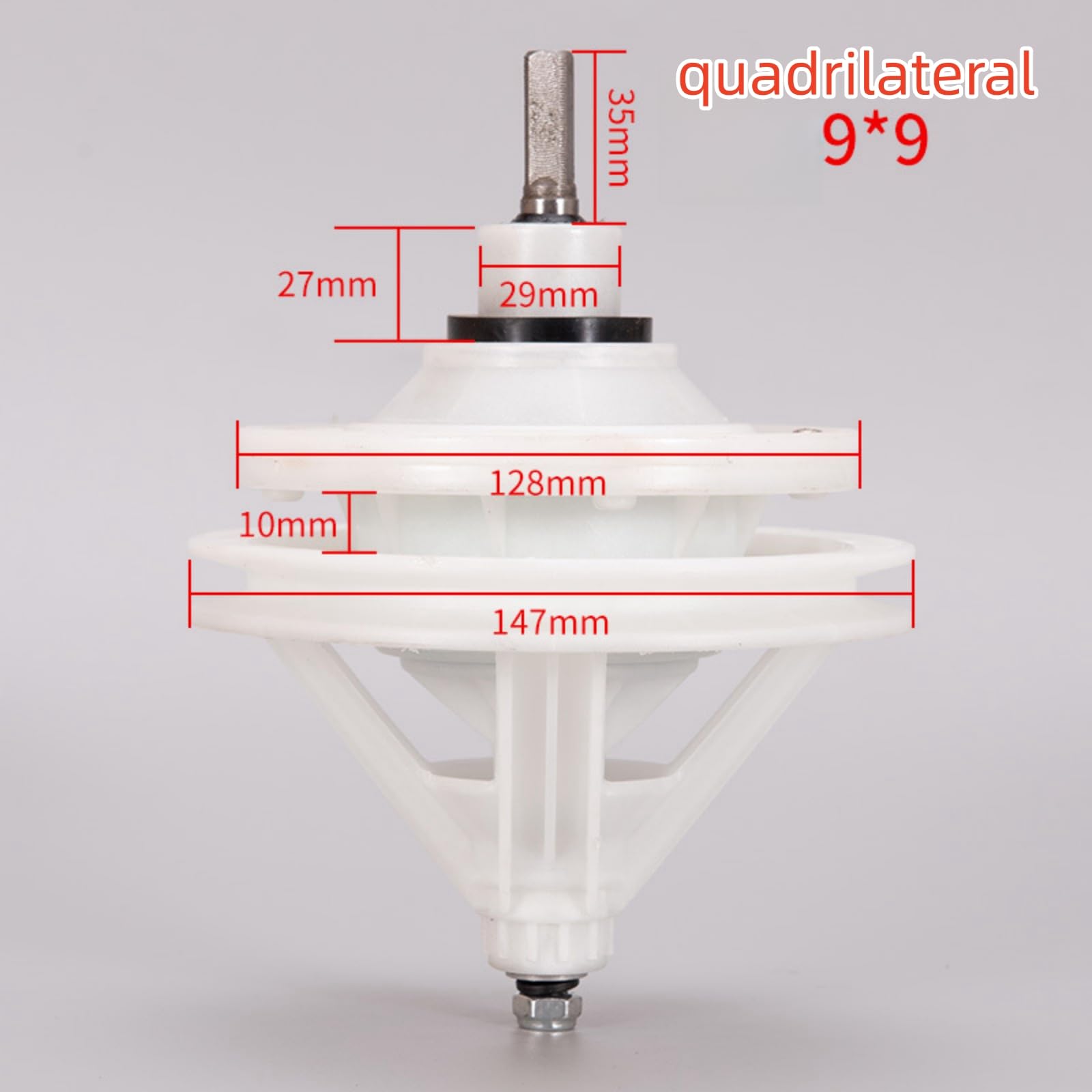 Square Shaft Height 35mm Universal Washer Gearbox Square Shaft Height 35mm Washer Reducing Wheel Home Washer Repair Parts Washer Reducing Wheel Center Wheel Assembly