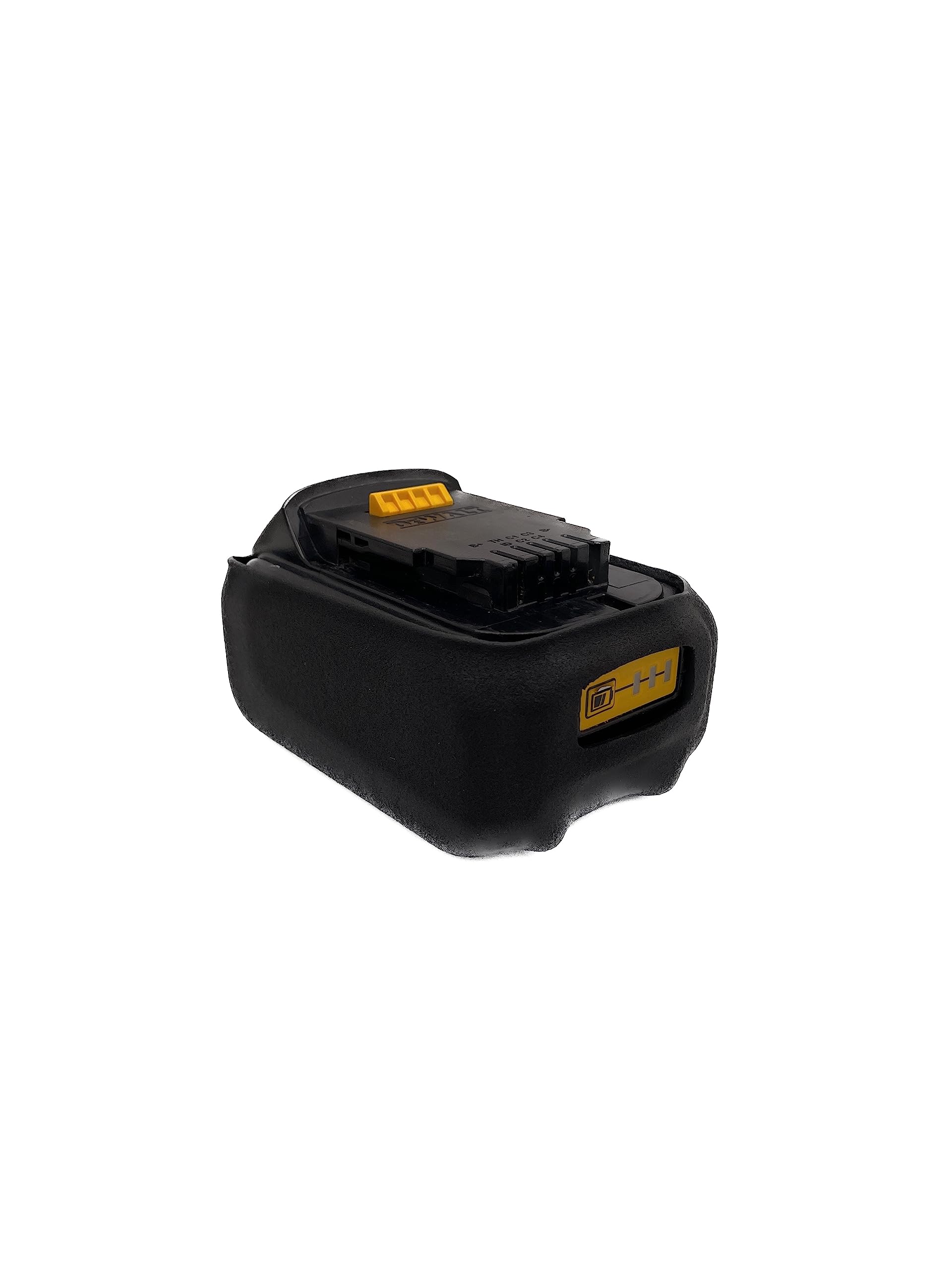 Protoco JB-78 Black Impact Wrench Protective Cover Compatible For Dewalt 20V DCB204 Battery